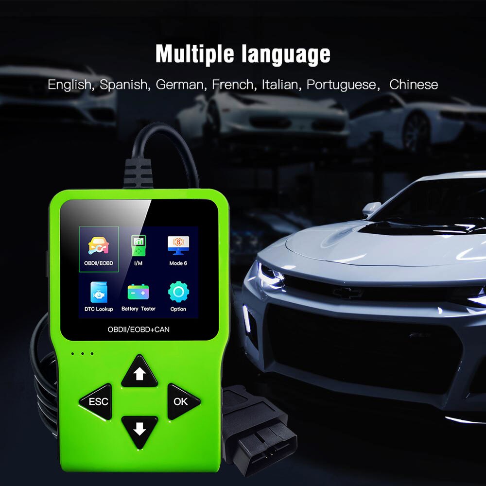 OBD2 Scanner JD317 Car Diagnostic Tool Battery Testing Erase Fault Code Reader Car Detector