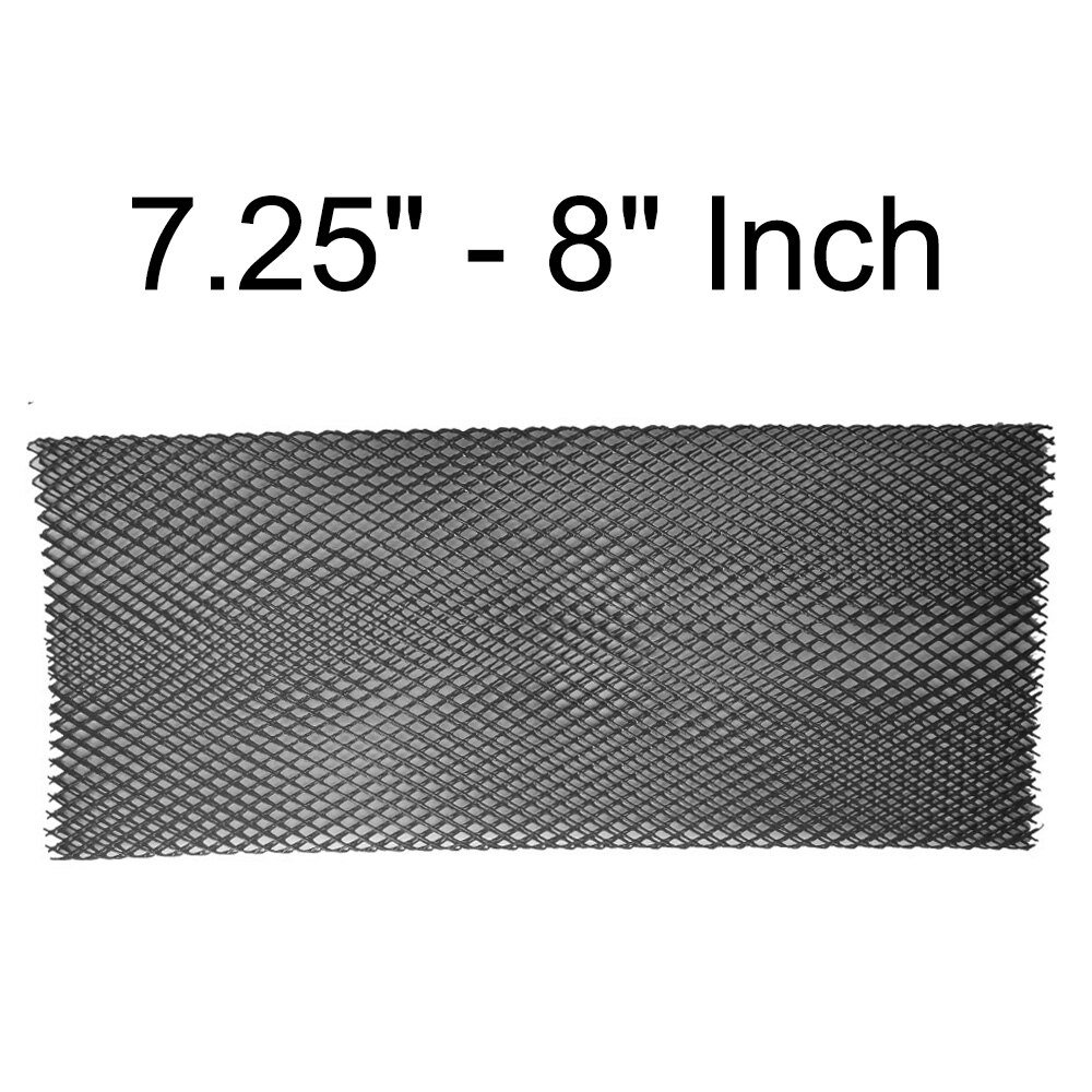 6.9"-8" Heavy Duty PVC Scuba Diving Tank Protective Mesh Dive Cylinder Tank Mesh Protection: 8Inch Black
