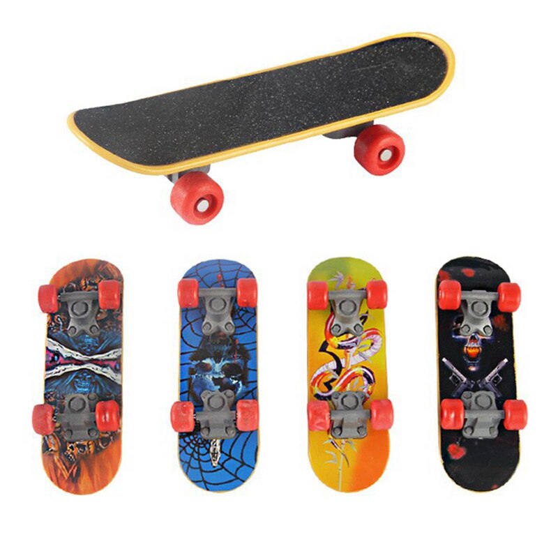 Mini monopatines para dedos para niños, monopatín de dedo , madera, diapasones básicos: TOY10477 Random