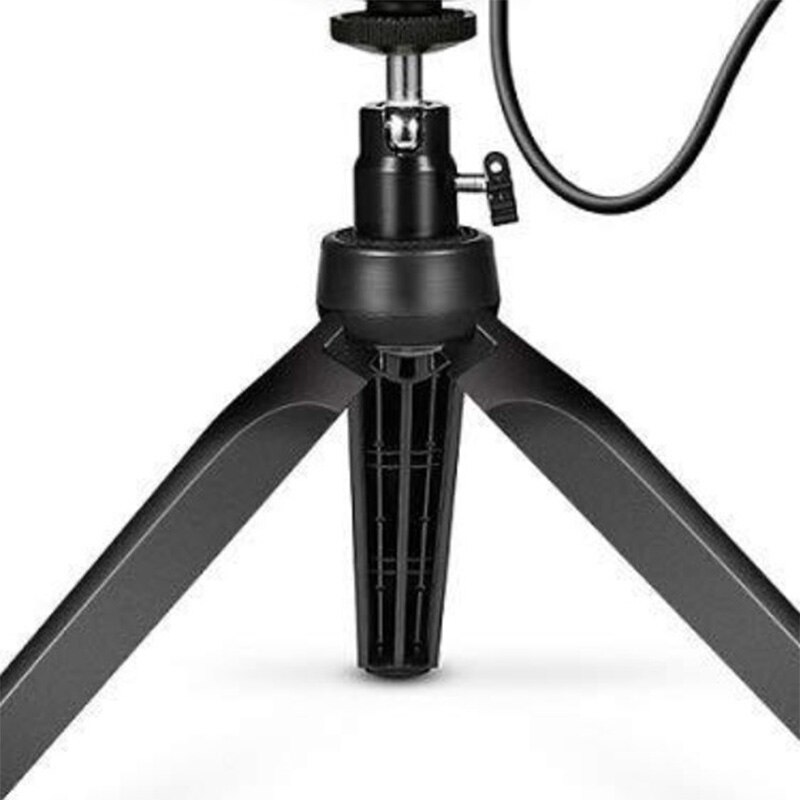 Broadcast Live Photography Fill Light LED Camera Phone Flash Dimmable Light On-Camera Video Lights with Desktop Stand