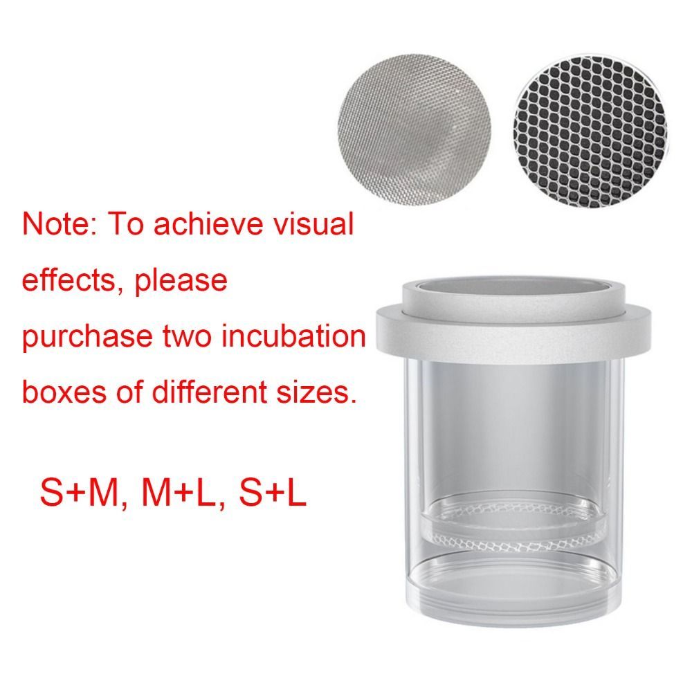 Caja de aislamiento de cría de peces flotante de plástico, alimentador de criadero de Acuario, incubadora de pecera, accesorio de incubación de acuario