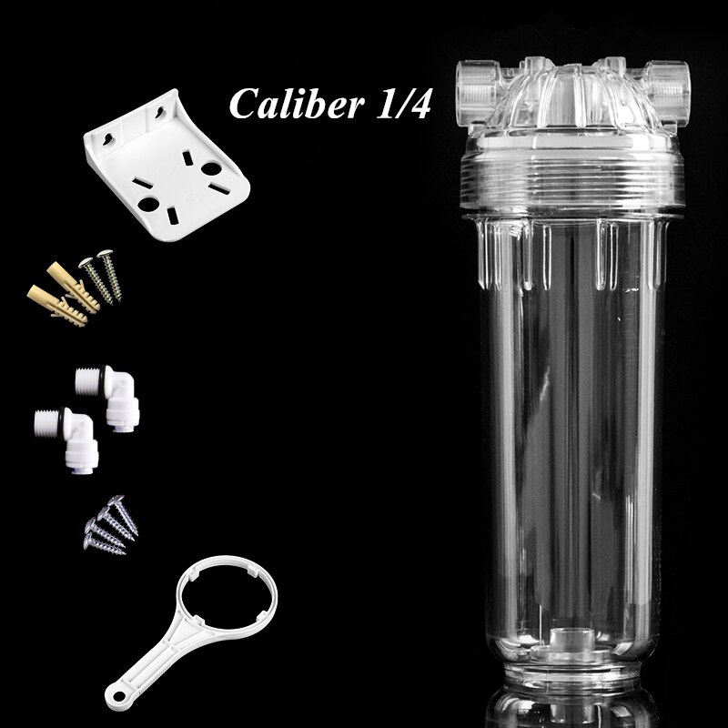 water filter housing water filter 1/4 1/2 water filter replacement parts 1/4 water filter housing 10: Grey