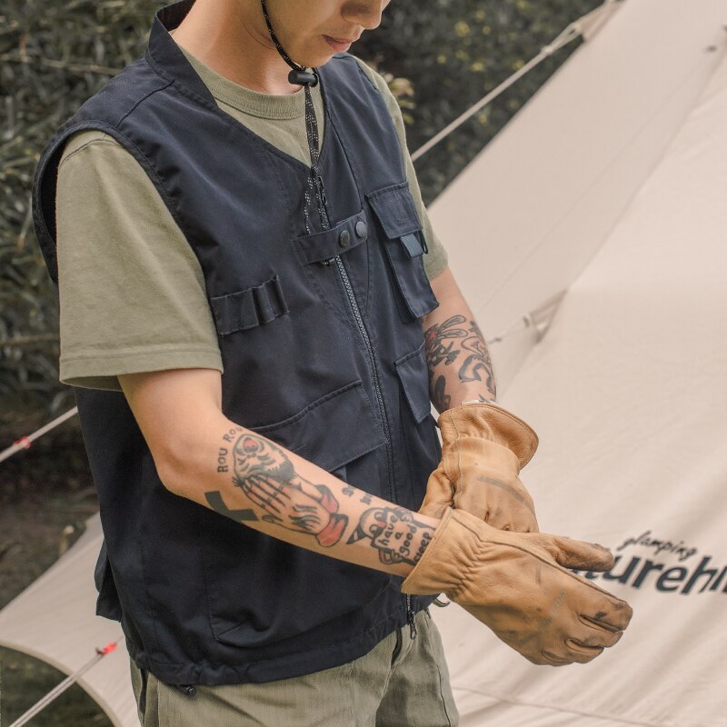 Naturehike Outdoor Vest Portable Multiple Pockets Leisure Coat Multifunction Clothes For Camping Hiking Travel Picnic Gardening