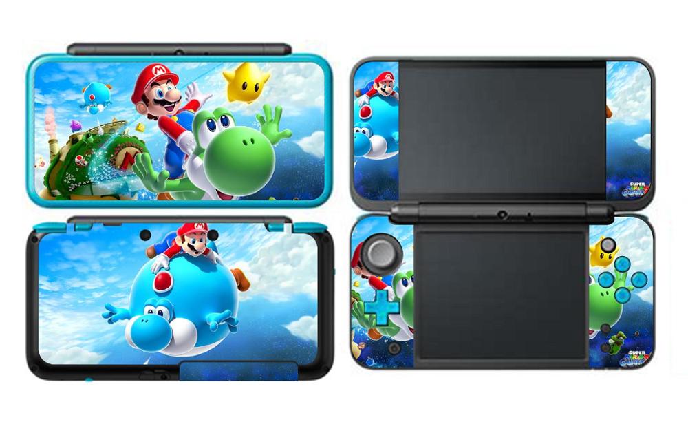 SUPER MARI0 Protector de vinilo de piel para Nintendo 2DS XL LL pegatinas de pieles: 114