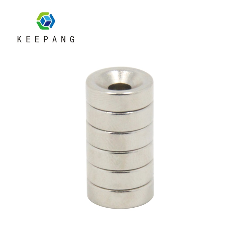 6Pcs K800 Magnet For 3D Printer Reprap Delta Kossel Round Super Special Magnetic Holder Countersunk Magnet Stacked