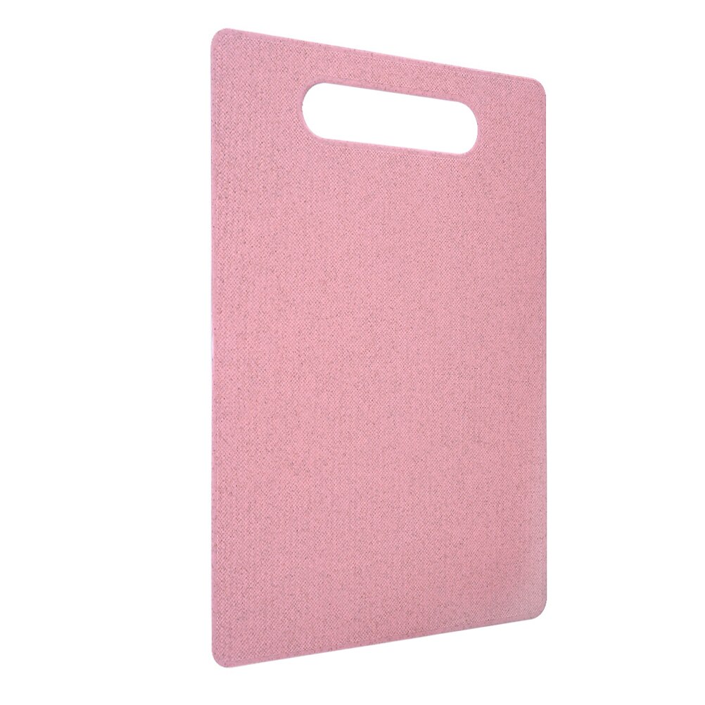 Practical Cutting Board Wheat Straw Cutting Board Kitchen Vegetable Chopping Board: Pink