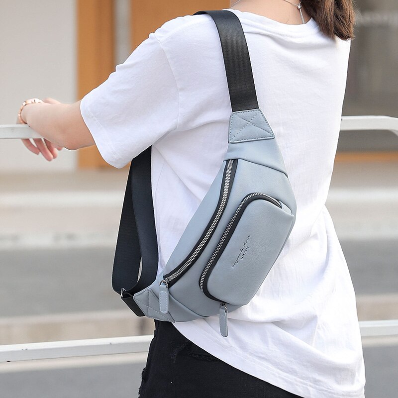 Sac à bandoulière à ceinture pour femme, sacoche de , décontracté, de voyage, de poitrine, à la