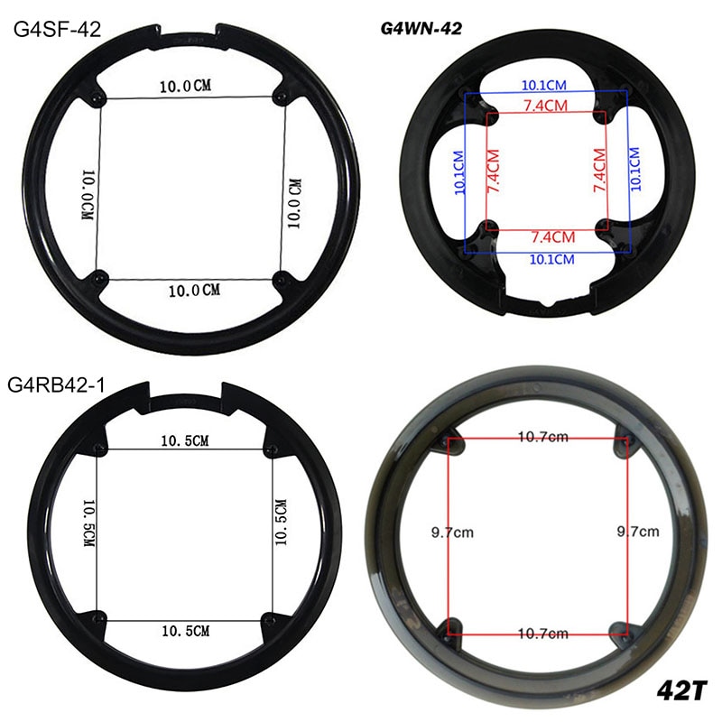 Mtb Fiets Tandwiel Bescherming Keten Wiel Beschermhoes Crank Chain Ring Protector Fietsen Fiets Accessoires 40 42 44 46T