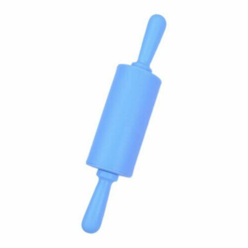 30Cm Non-stick Fondant Rolling Pin Kids Cake Deeg Roller Bakken Koken Tools: Blauw