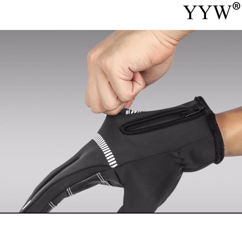 Pu paar leren matzwarte winterhandschoenen warme 2- laags waterdichte wanten voor heren, heren, volwassenen, verstelbaar, verdikt, skiën, sneeuwscooter