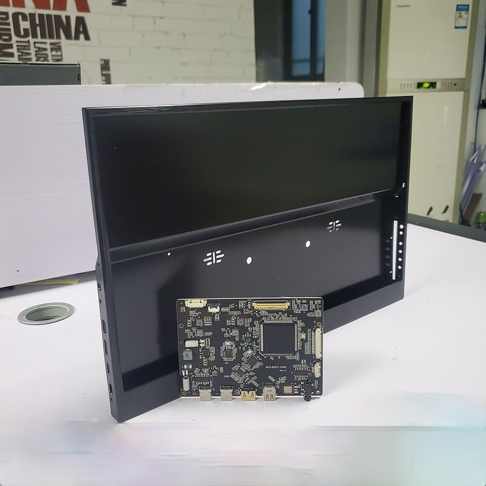 13.3 15.6 17.3 Inch 4K/2K/1080P Draagbare Display Diy Aluminium Shell Behuizing Vice screen