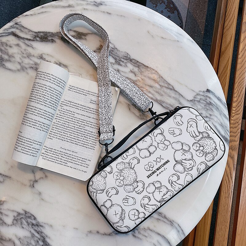 Cartoon Cute torba do przechowywania na suwak do konsoli Nintendo Switch konsola do gier Shell Cover Kawaii Travel futerał ochronny nowy prezent: K15