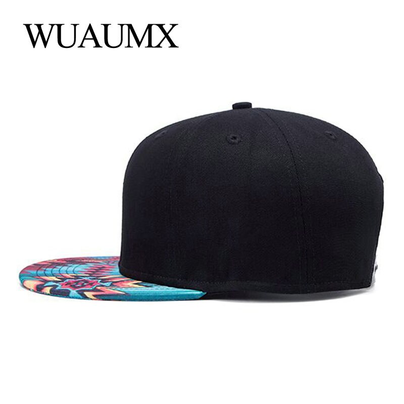 Wuaumx Spring Summer Snapback Caps Men Women Patchwork Baseball Cap Hip Hop Casquette Chapeau Bone Masculino Gorro Snap Back Hat