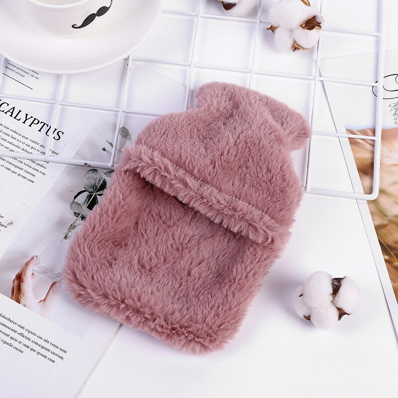 Winter Warm Warmte Herbruikbare Handwarmer Stress Pijnbestrijding Therapie Warm Of Koeler Water Fles Zak Met Gebreide Soft Cozy cover