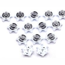 14/28Pcs Golf Spikes/Cleats Smooth PINS Golf Shoes For FootJoy THINtech Anti Slip Upgrade Replacement: White 14pcs