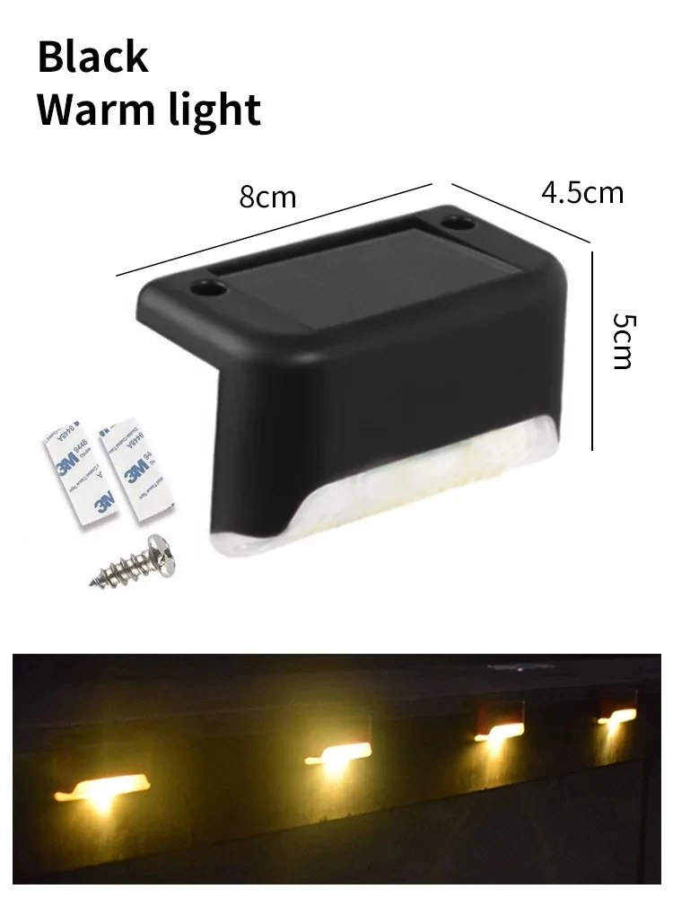 Waterdichte LED Solar Deck Lights Straat Wandlamp Outdoor Hek Post Solar Light Voor Tuin Binnenplaats Patio Trappen Zwembad Decor: Moon Blue