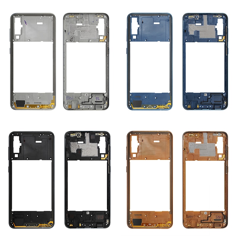 Housing Middle Frame Bezel replacement parts For Samsung Galaxy A20 A30 A40/A210 A50 Middle Plate Cover