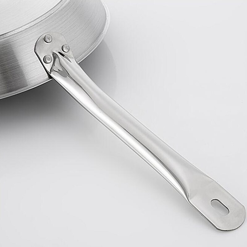 Kitchen 20cm Induction Frying Pan Stainless Steel Frypan Skillet Cookware Accessories Cooking Tools