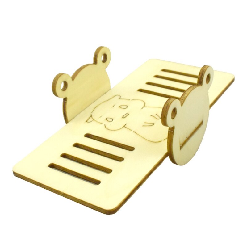 Laberinto de madera para hámster, jaula de túnel, balancín para casa, animales pequeños, juegos interactivos para mascotas, juguetes para ejercicios para ratas: G