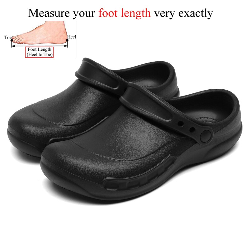 Mannen Chef Schoenen Antislip Waterdichte Gezondheidszorg en Food