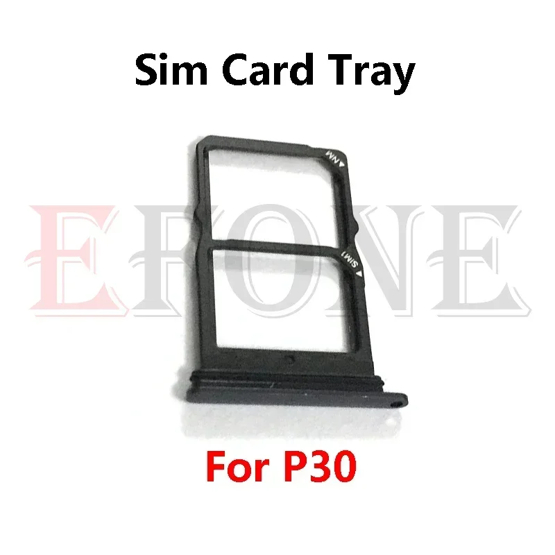 For Huawei P30 Pro Lite Sim Card Slot Tray Holder Sim Card Reader Socket