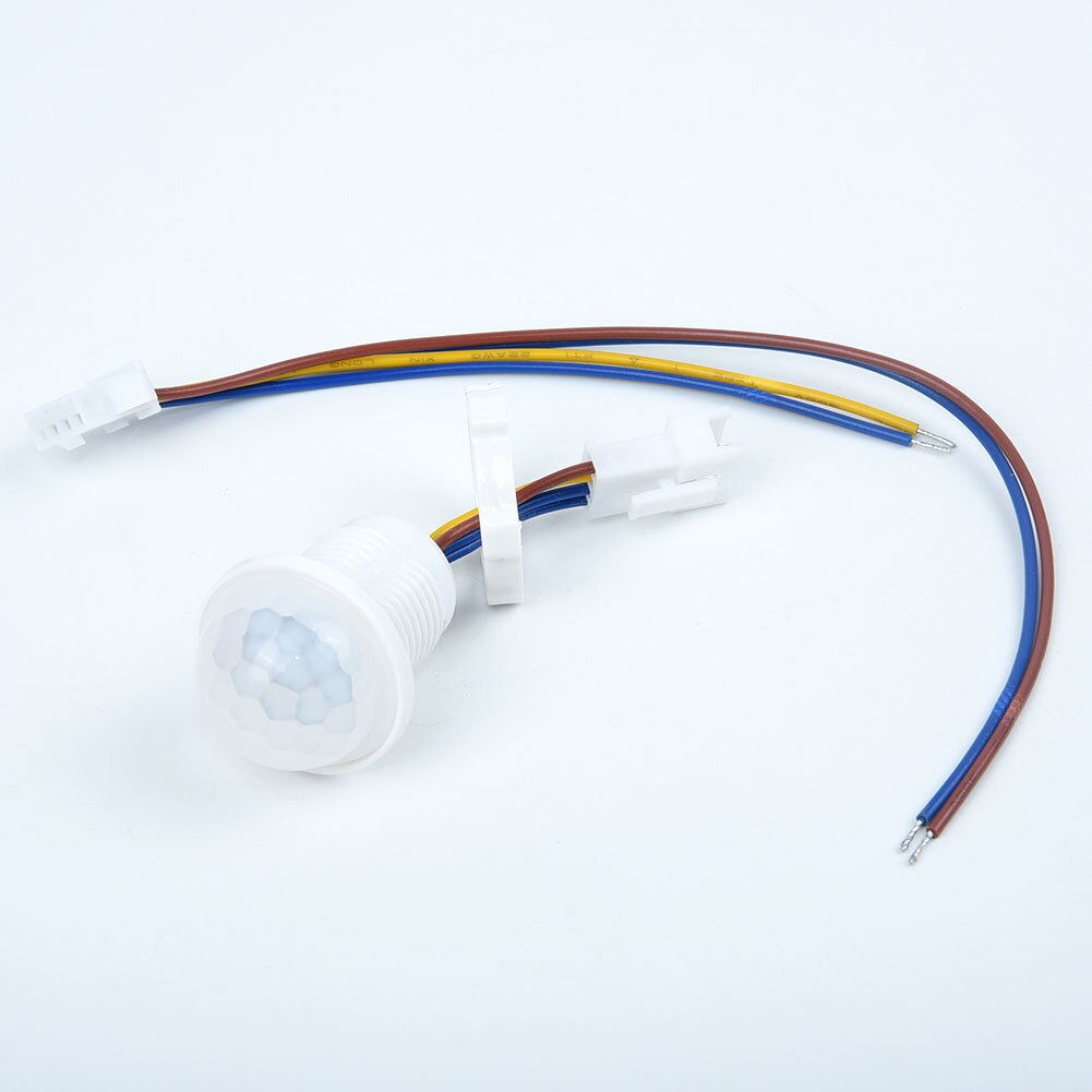 110/220V 40W 20mm Hole PIR Infrared Body Motion Sensor Control Switch Automatic Light for energy-saving LED fluorescent lamp