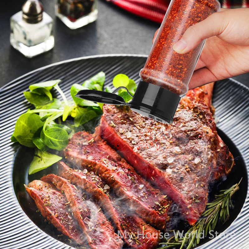 5/10/15/20 Pc Potten Voor Kruiden Zout En Peper Shaker Kruiden Pot Spice organizer Plastic Barbecue Kruiderij Keuken Gadget Tool