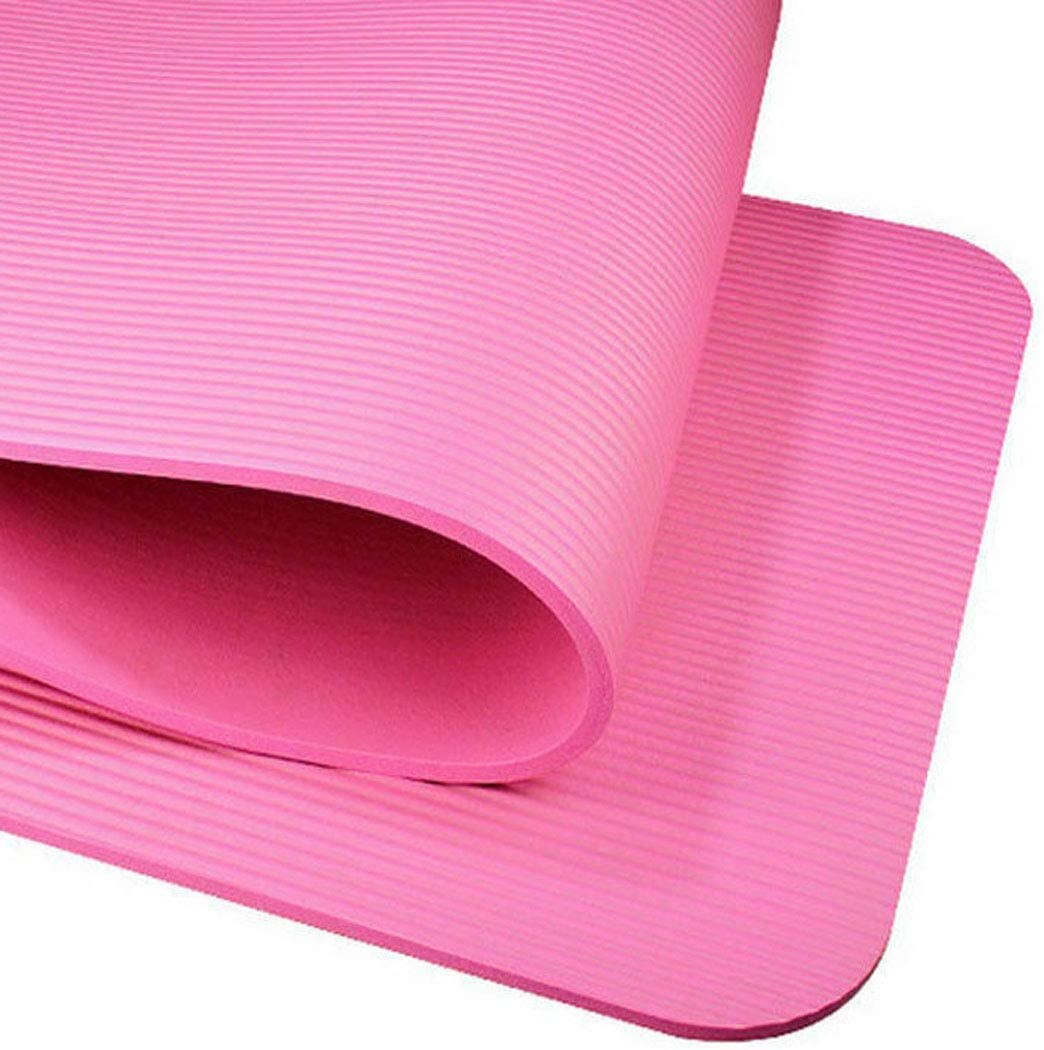Yogamåtter lille 15 mm tyk og holdbar yogamåtte anti-glidende sportsfitness anti-glidemåtte for at tabe sig træningsudstyr