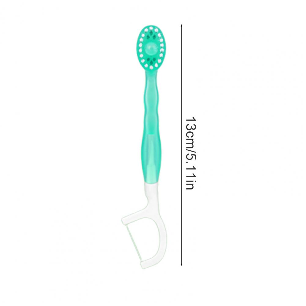 12 pezzi spazzolino usa e getta con dentifricio filo interdentale pick lingua raschietto mini spazzolino preincollato filo interdentale strumenti per l'igiene orale