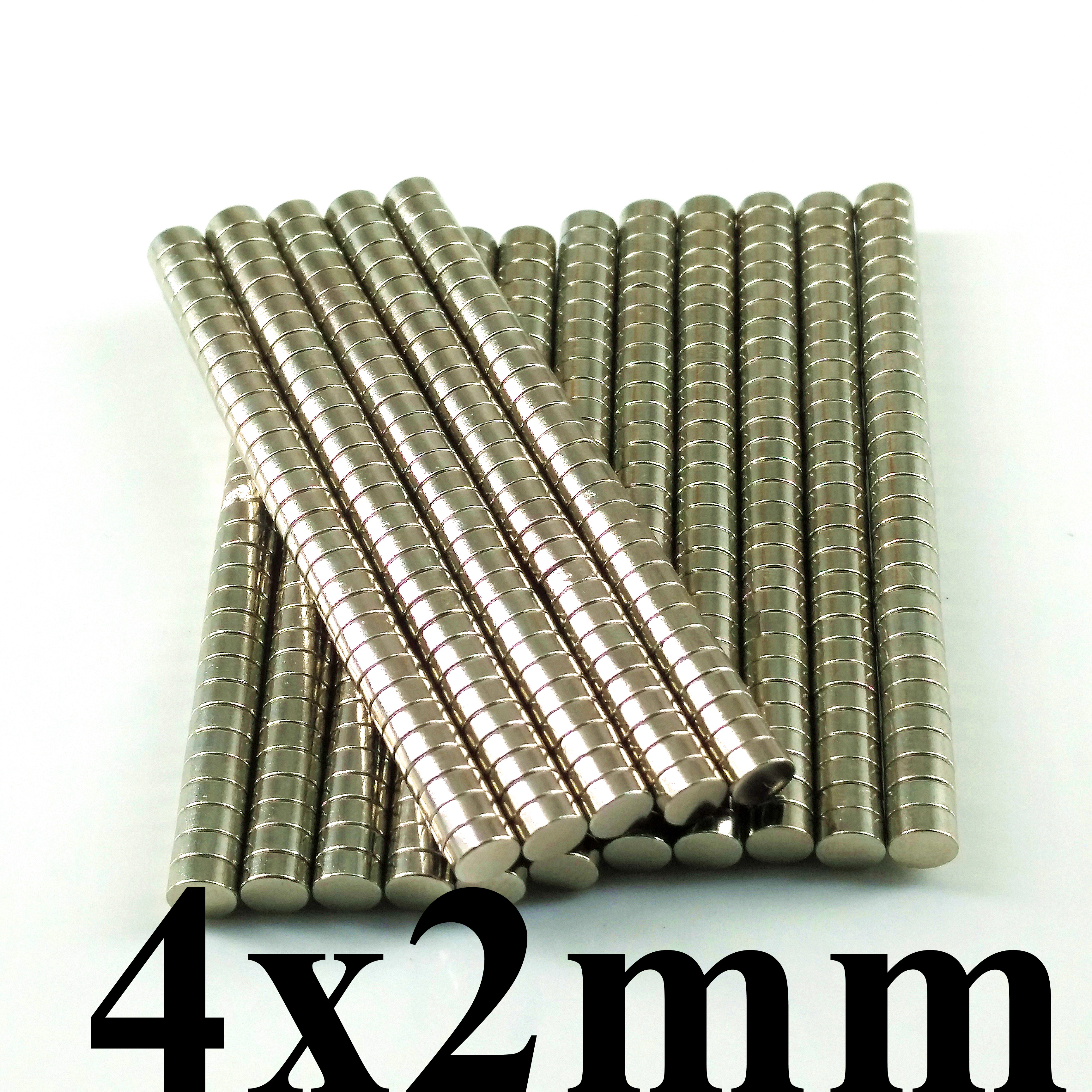 Neodymium Magneten 100 STUKS Dia 4x2mm ronde magneet Sterke magneten Zeldzame Aarde Neodymium Magneet 4x 2mm 4*2mm