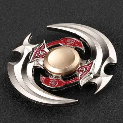 Yooap Hand Spinner Fidget Heptagonal Electroplate Hybrid Zinc Alloy Metal Fidget Metal Bearing Edc Finger Relieve Stress: Type O