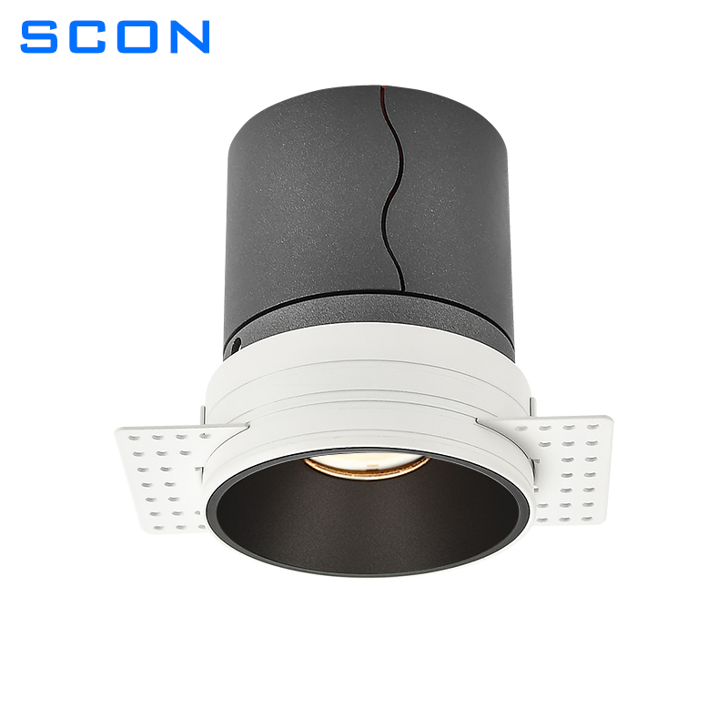 Scon rahmenlose LED-Scheinwerfer nach Hause eingebettet Mischungen chutz Wohnzimmer Schlafzimmer ohne Haupt lampe Voll spektrum Schutz Nieder hell