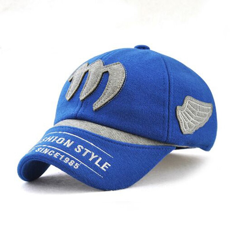 Xeongkvi koreansk høst vinter låve baseball caps merke broderi bokstaver m ørebeskyttelse bomull luer til gutt og jente