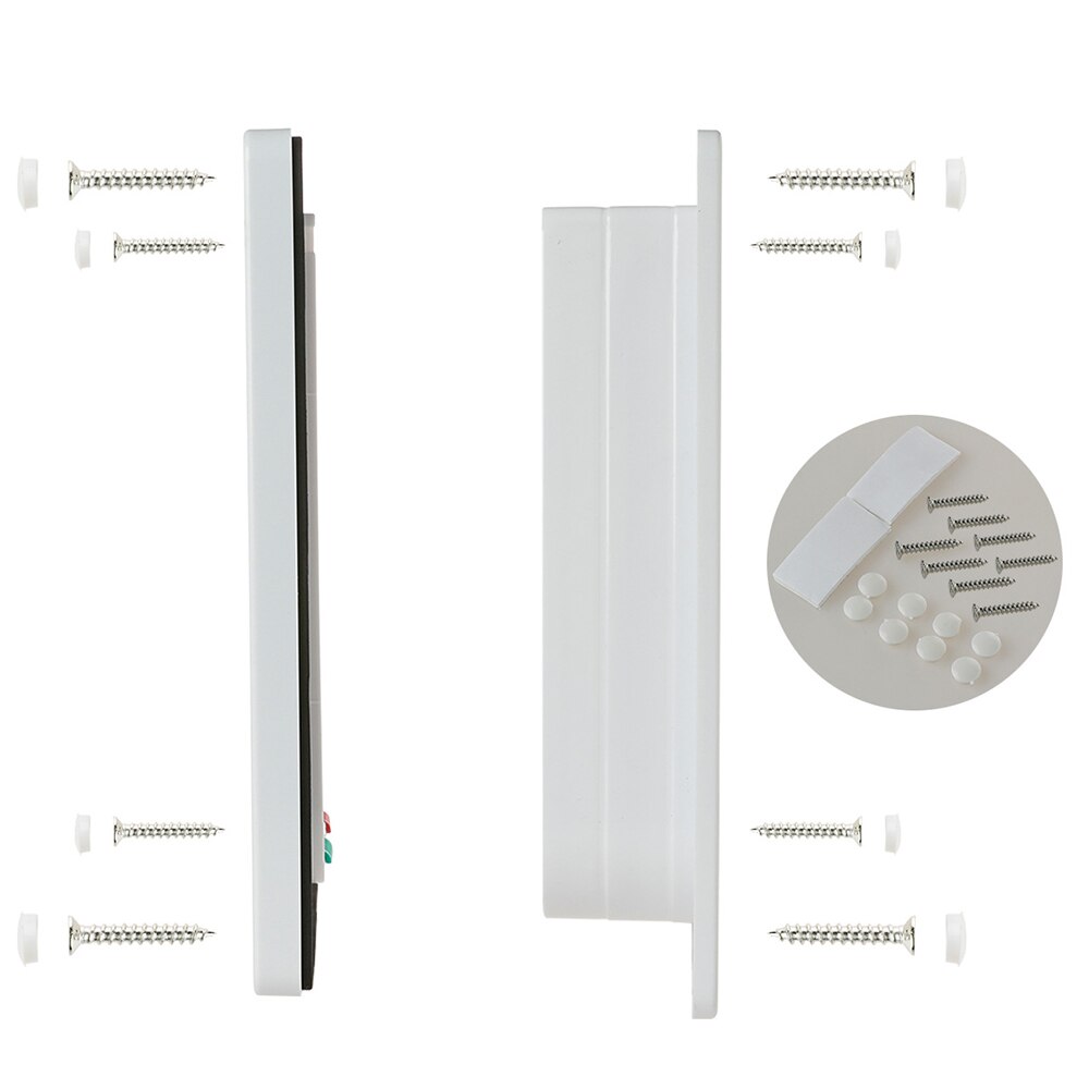 Puerta con solapa para perros y gatos, Kit de puerta con cierre de seguridad de 4 vías, de plástico ABS, para mascotas pequeñas