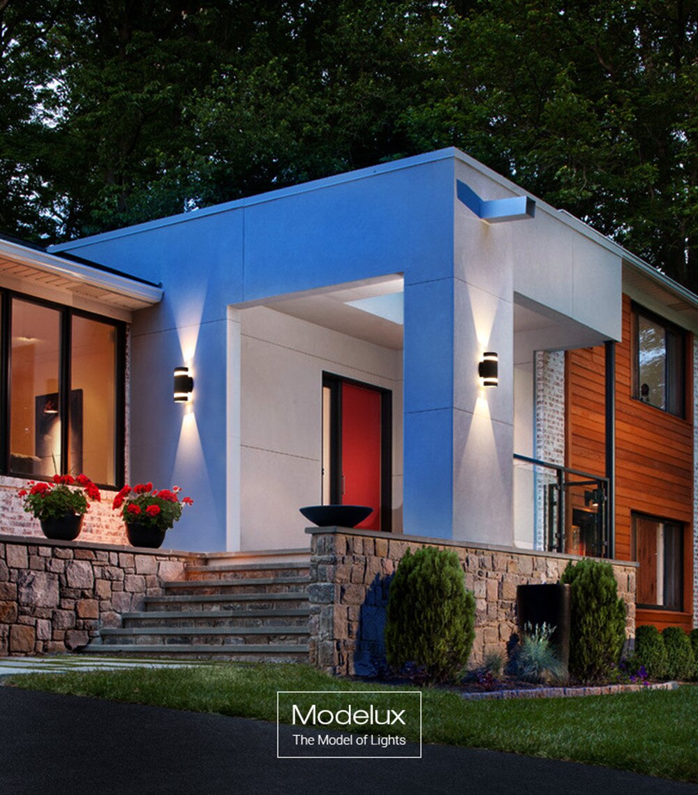 Dubbele Kop Wandlamp Outdoor Waterdichte Binnenplaats Wandlamp Villa Gang Trap Balkon Exterieur Wandlamp