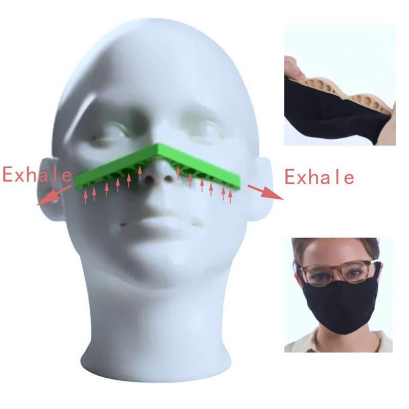 Wiederverwendbare Silikon Maske Halterung Clip Nase Brücke Silikon Halterung Anti-Beschlagen Brille Maske Zubehör Anti-Leckage Nase Pad