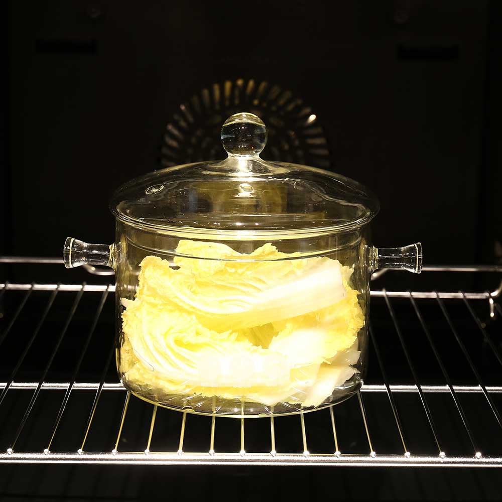 Household Porridge Kitchen Tools Resistant Bowl Soup Pot Pans For Flat Vegetable Glass Cookware Cooking Set Transparent Heat