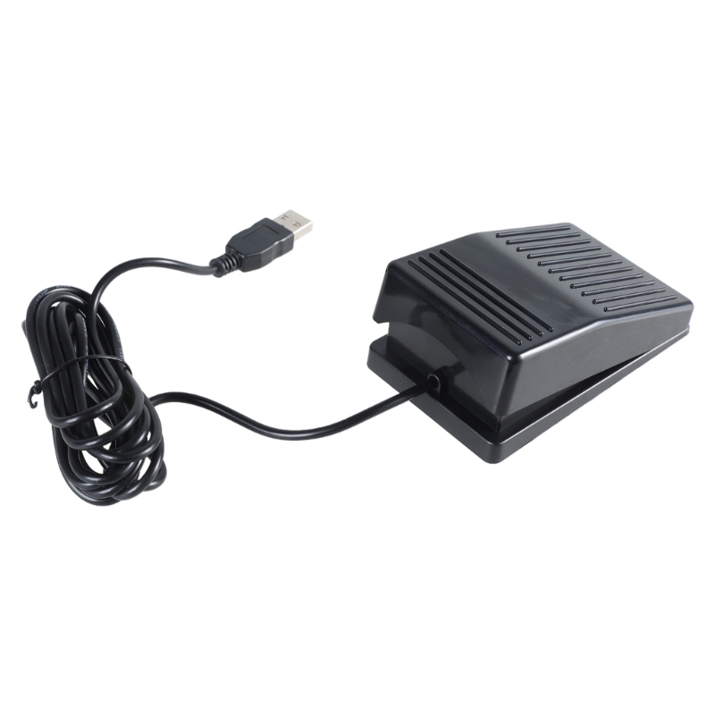 USB Foot Pedal Switch Video Game PC Hands Free Footswitch One for Key Control Program Computer Mouse Keyboard for HID wi
