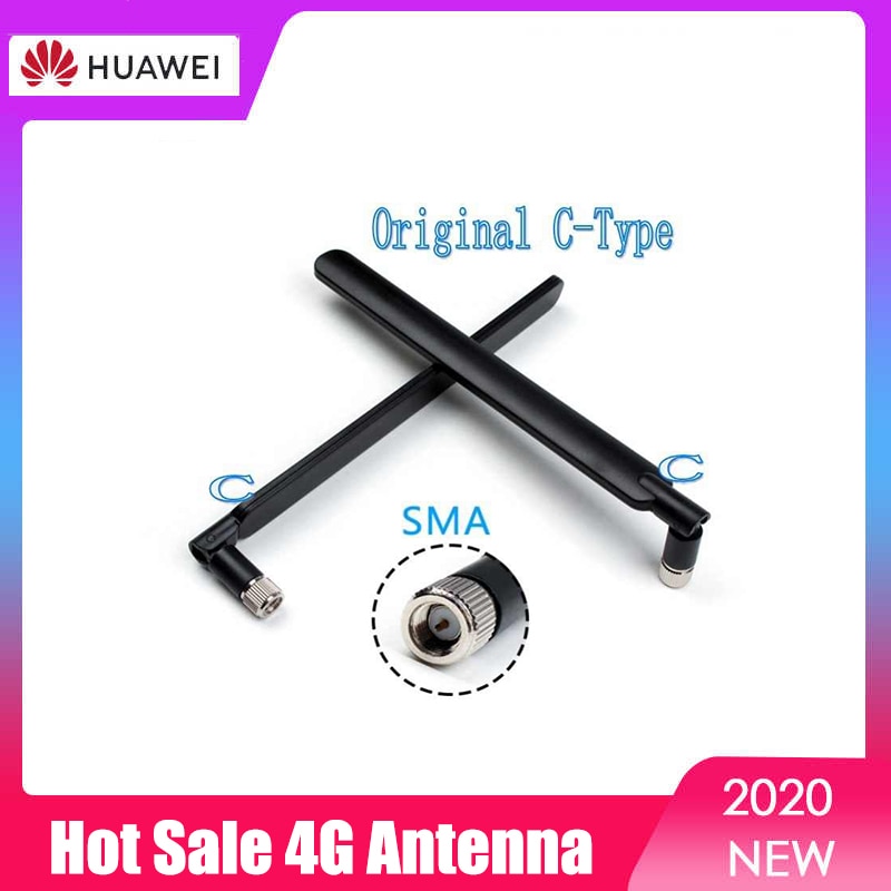 Original Huawei 4G LTE External 2Pcs Antenna SMA C-Type for B310 B311 B315 B525 B593 B880 E5186 E5172 etc