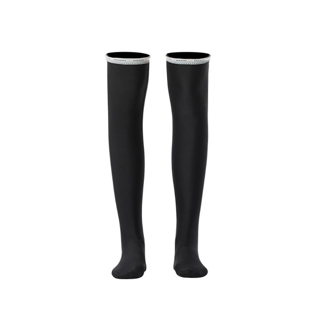 Women 1.5MM Neoprene Warm High Tube Socks Diving Surfing Snorkeling Stockings Snorkeling Stockings: Black M