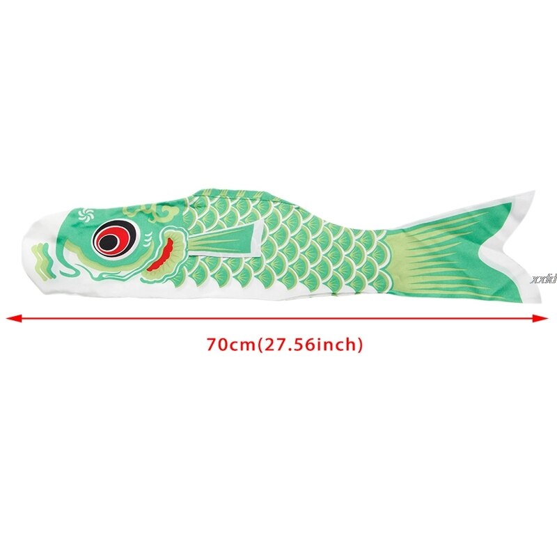 70Cm Japanse Karper Windzak Streamer Vis Vlag Kite Koi Nobori Koinobori