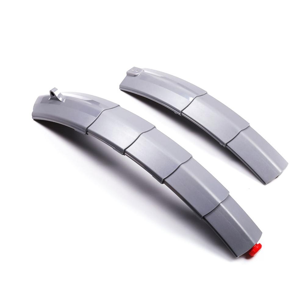 Bike Mudguard Telescopic Folding Mountain Road Bicycle Fender with Rear Mudguard for Mountain Bikes Mudguard Bicycle Accessories: Gray