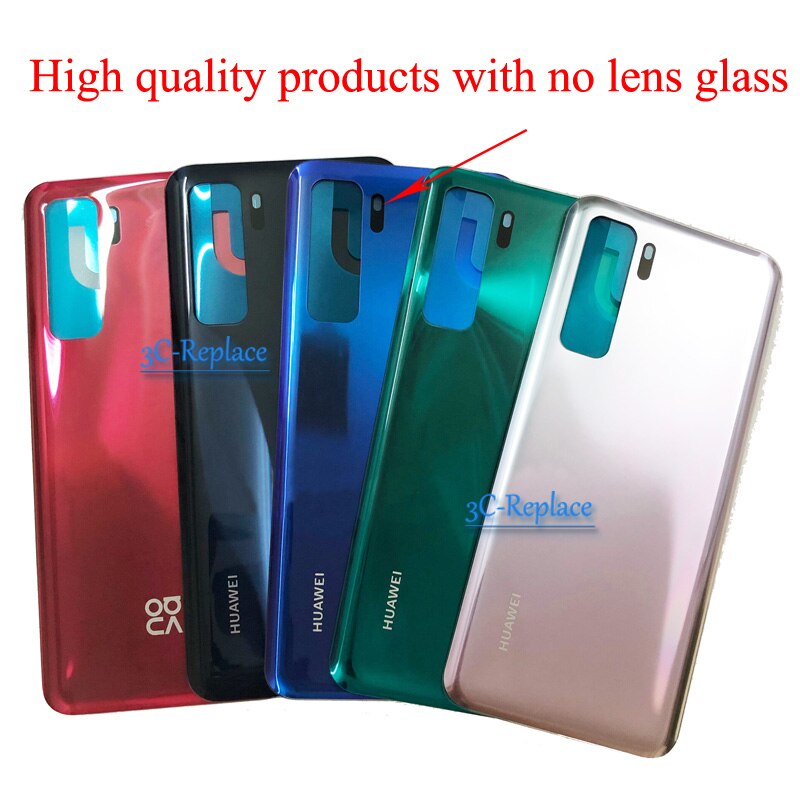 Originele 6.5 Inch Voor Hua Wei P40 Lite 5G Global CDY-NX9A CDY-N29A Back Battery Cover Deur Behuizing Case Rear glas Lens Onderdelen
