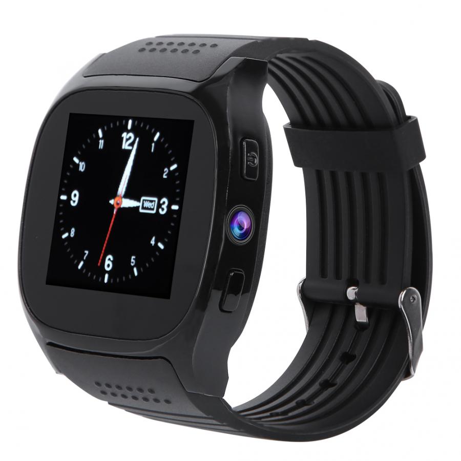 Outdoor Pedometer Fitness Smartwatch Waterproof T8 Bluetooth Smart Phone Watch Step Counter Plug-in Card Bracelet for Android