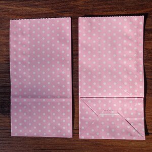 8pcs Paper Envelope For Postcard Kids Paper Bag Small Craft Envelopes School Materials Colorful Dots Envelope: light pink