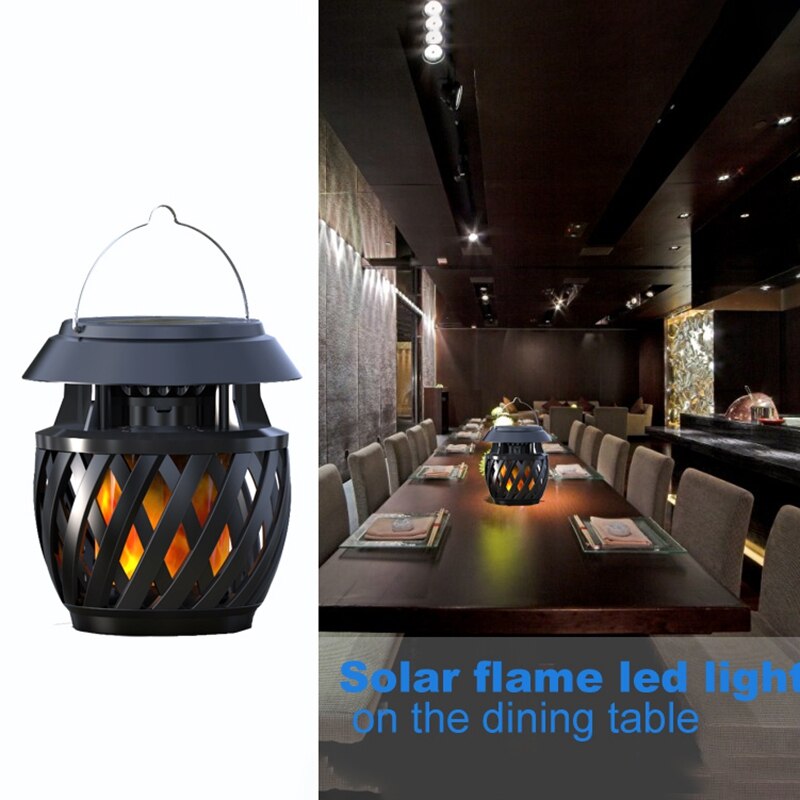 Outdoor Torch Light Flameless LED Lantern, Outdoor Patio Lantern Portable Flashlight Portable Table Lamp Garden Lamp