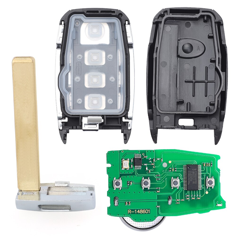 KEYECU Keyless-Go Smart Remote Key 433MHz for KIA Niro Touring LX EX S Touring Hybrid TQ8-FOB-4F08 95440-G5000