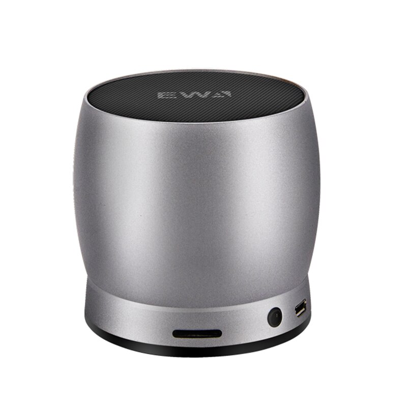 Ewa A150 Bluetooth Portable Speaker Draadloze Luidsprekers 5W Neodymium Driver 360 Graden Geluid Diffusie 8 Uur Speeltijd: SILVER