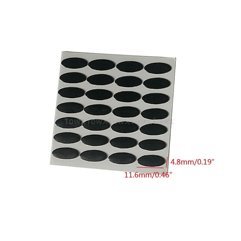 28Pcs 0.6mm 11.6x4.8mm DIY Mouse Feet Mouse Skates For A4tech X7 X-760 Mouse D10 19: Default Title