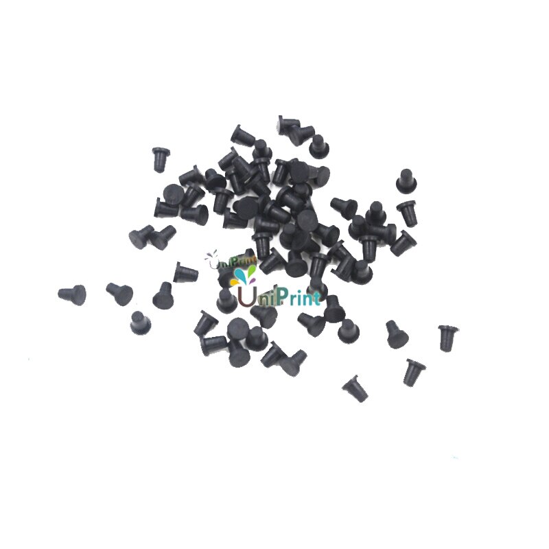 Up 1000 Pcs Kleine Zwarte Rubberen Plug Voor Inkt Cartridge/Ciss Accessoires En Onderdelen